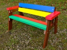 Thames Children's Multicoloured Bench